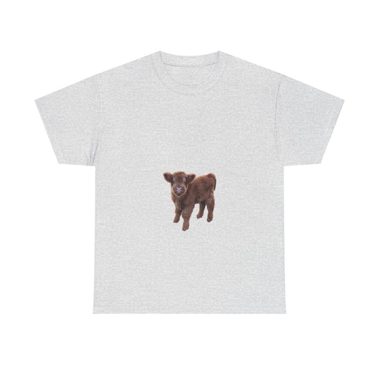 Highland Calf Tee Ash