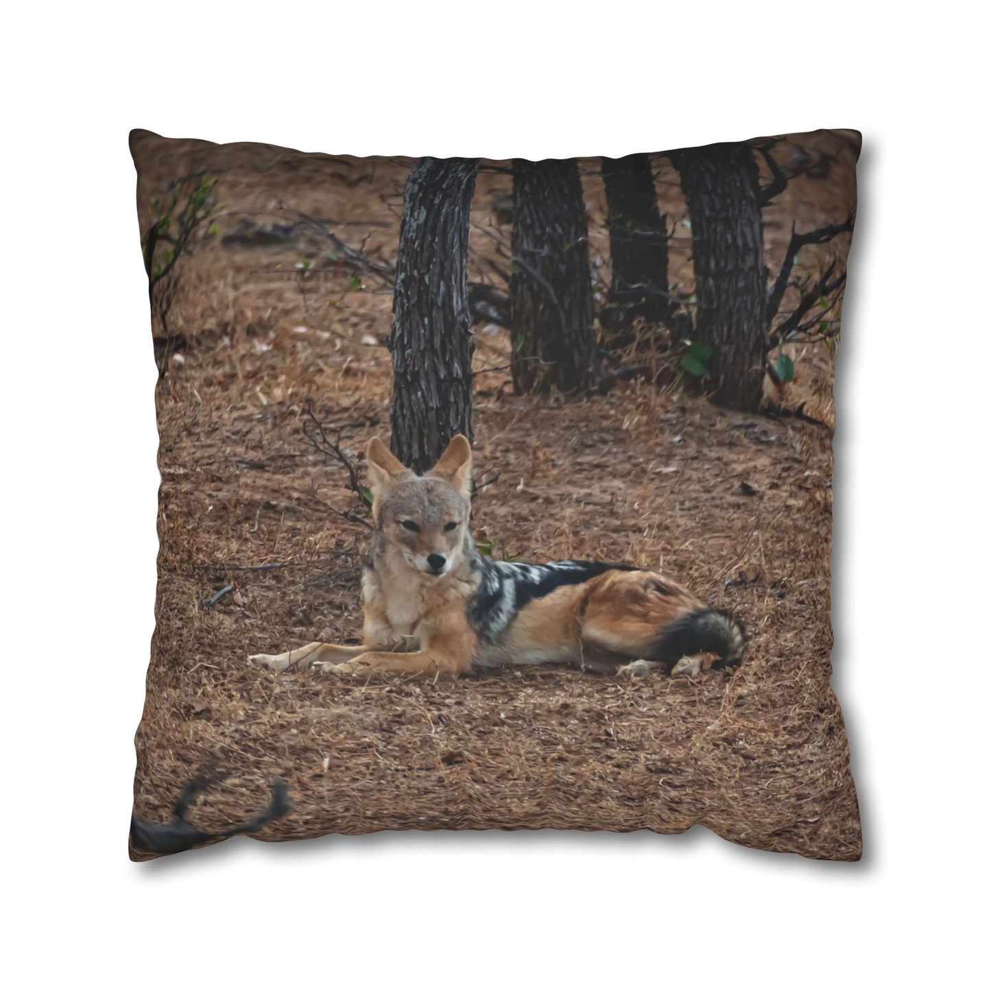 Poly Canvas Pillowcase - Jackal