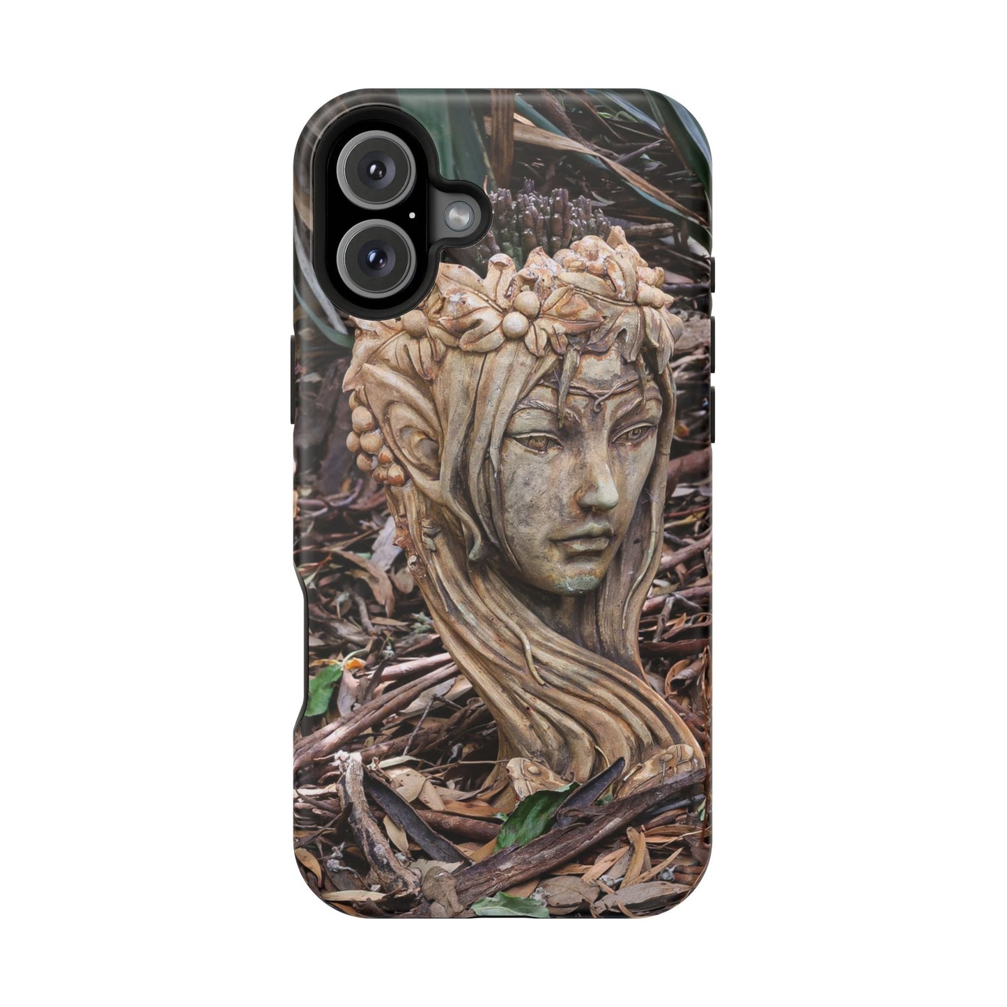 Magsafe® Compatible Tough Cases - Elven Lady Statue iPhone 16 Plus Matte