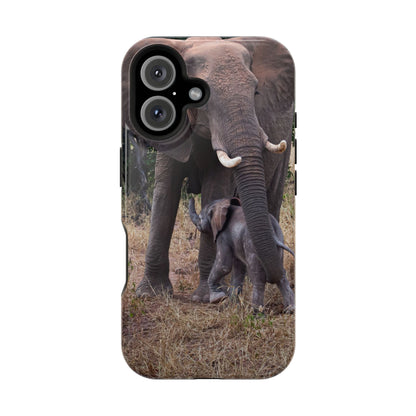 Magsafe® Compatible Tough Cases - Elephant and Baby