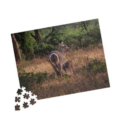 Puzzle (110, 252, 520, 1014-piece) - Waterbuck and Baby