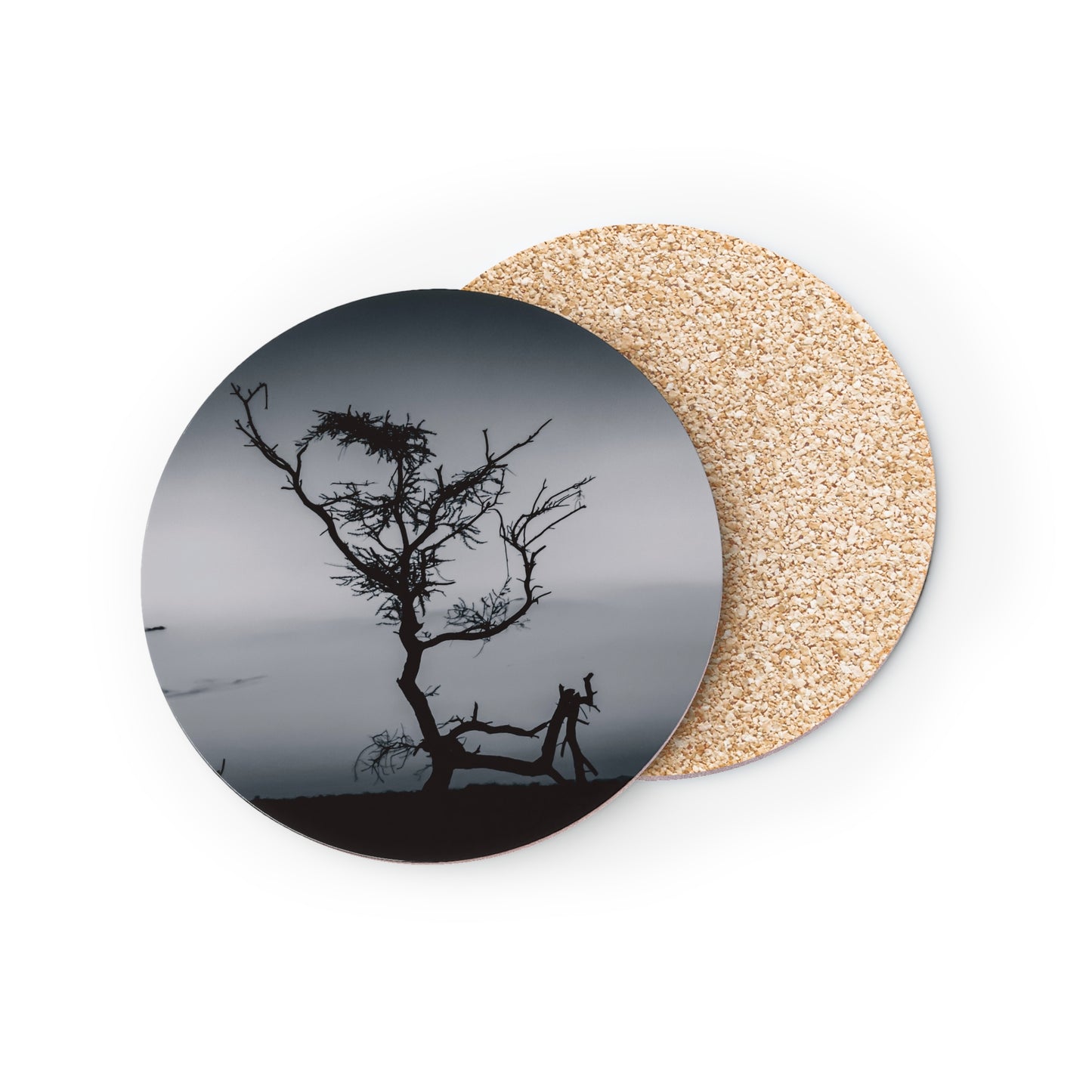 Kalahari Sunset Coasters B&W Round 3.7" x 3.7" 1pc