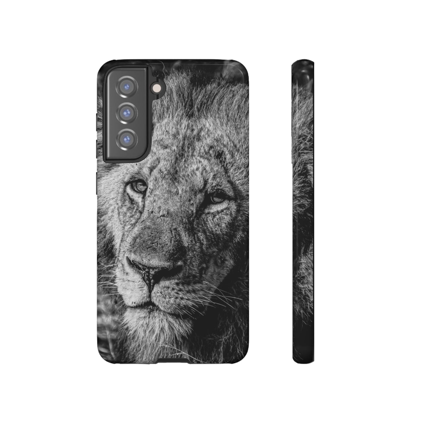 Tough Case - Old Lion B&W Samsung Galaxy S21 FE Glossy