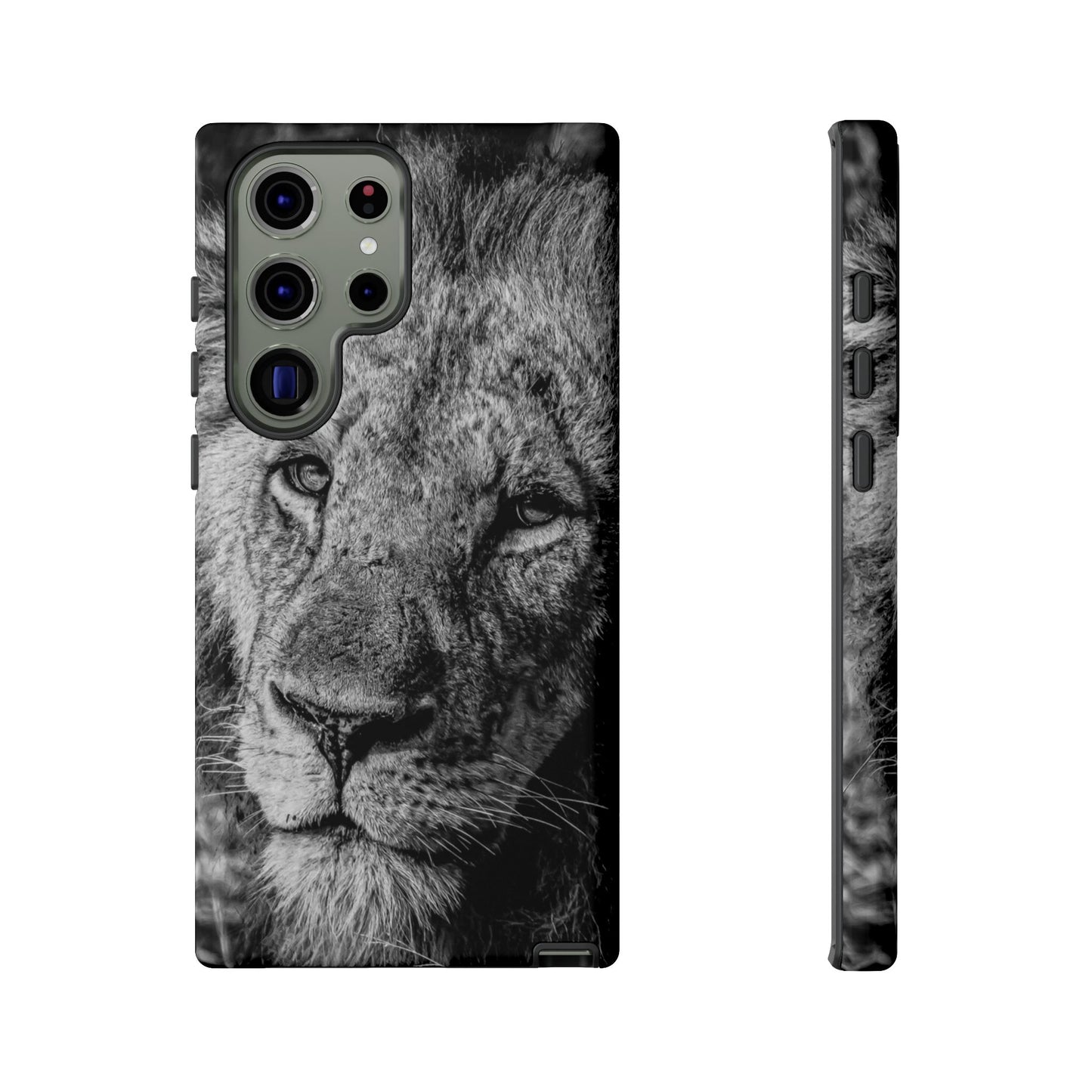 Tough Case - Old Lion B&W Samsung Galaxy S23 Ultra Glossy