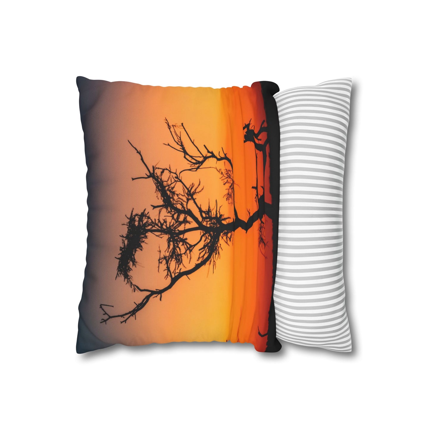 Poly Canvas Pillowcase - Sunset over the Kalahari