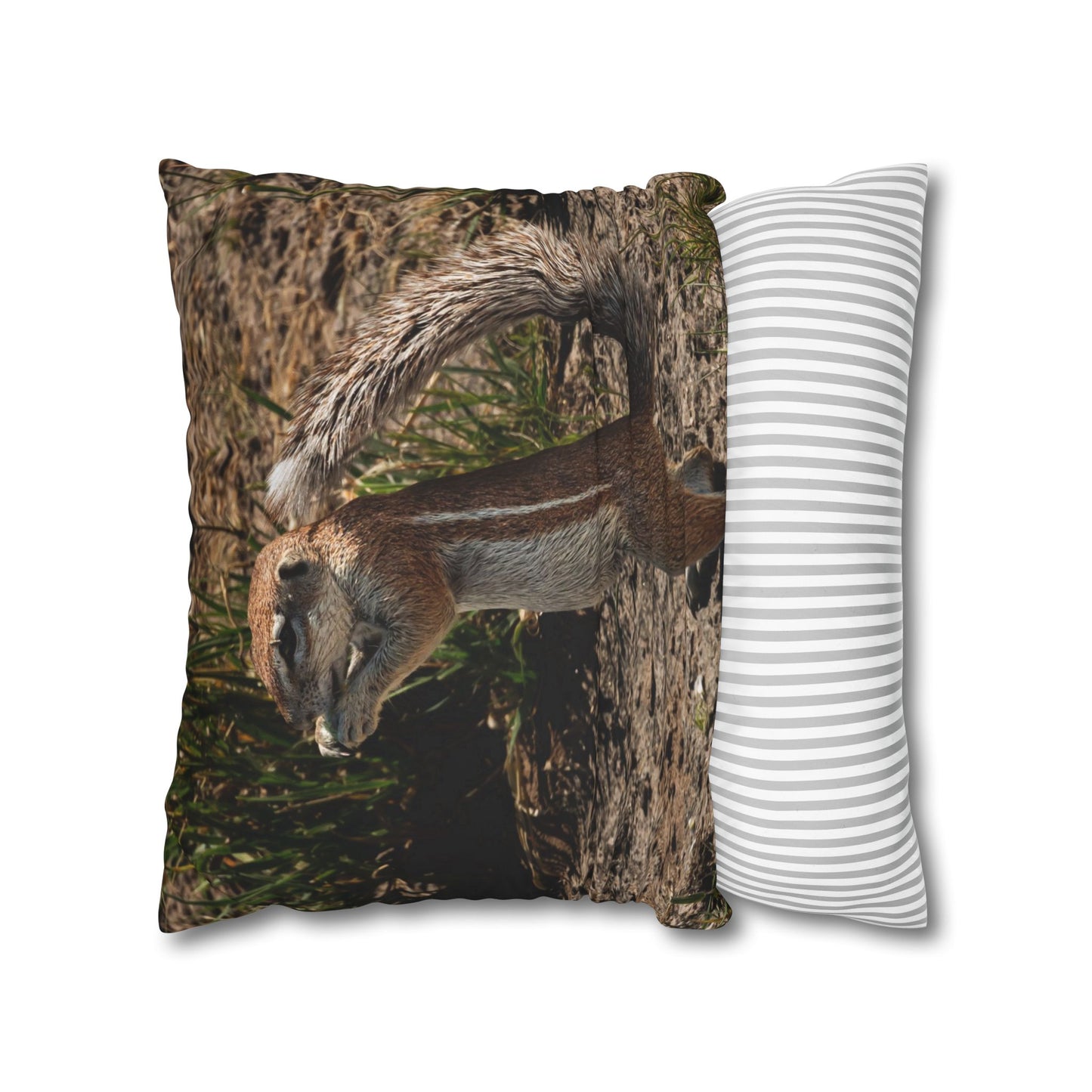 Poly Canvas Pillowcase - Ground Squirrel