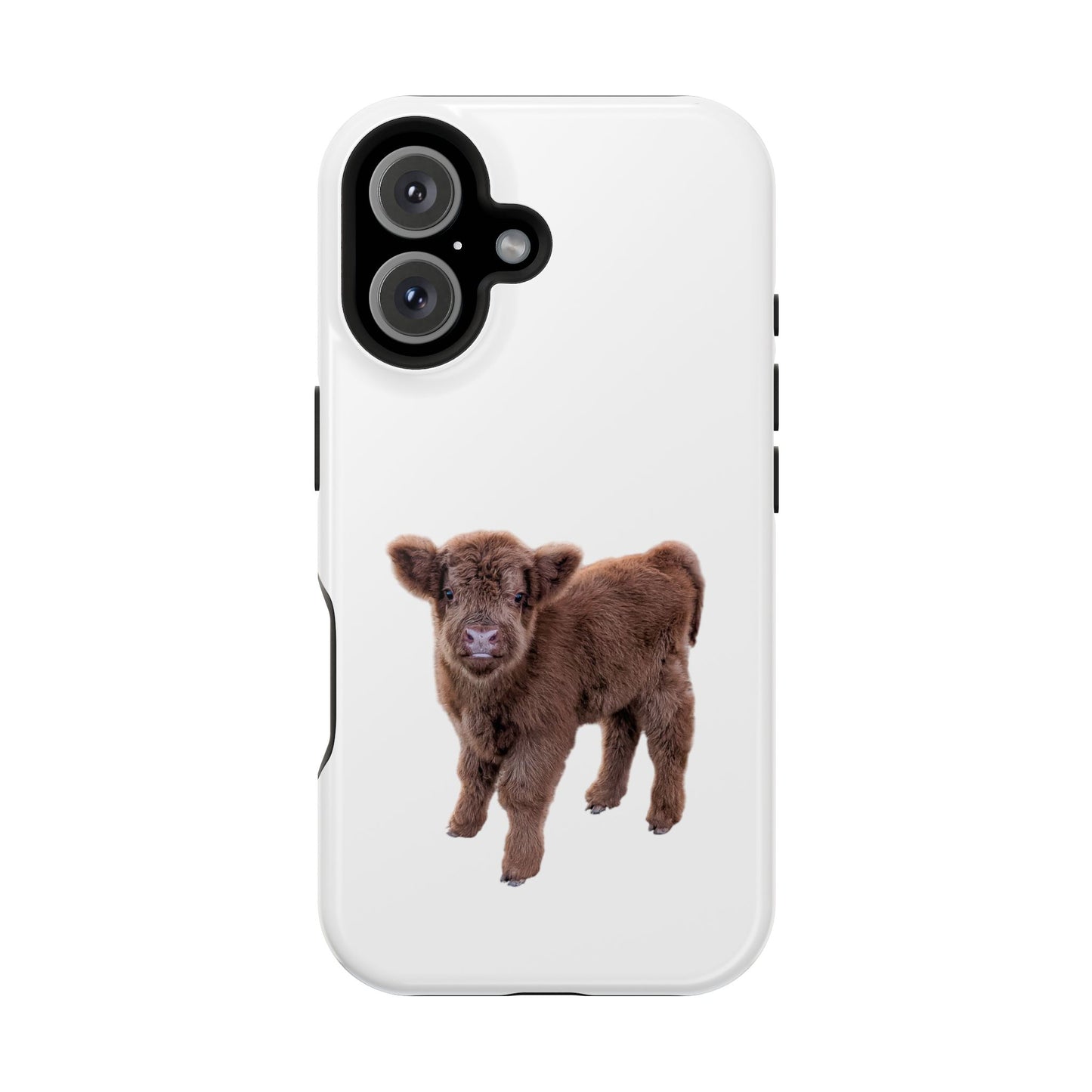 Baby Highland Cow MagSafe Phone Case iPhone 16 Glossy