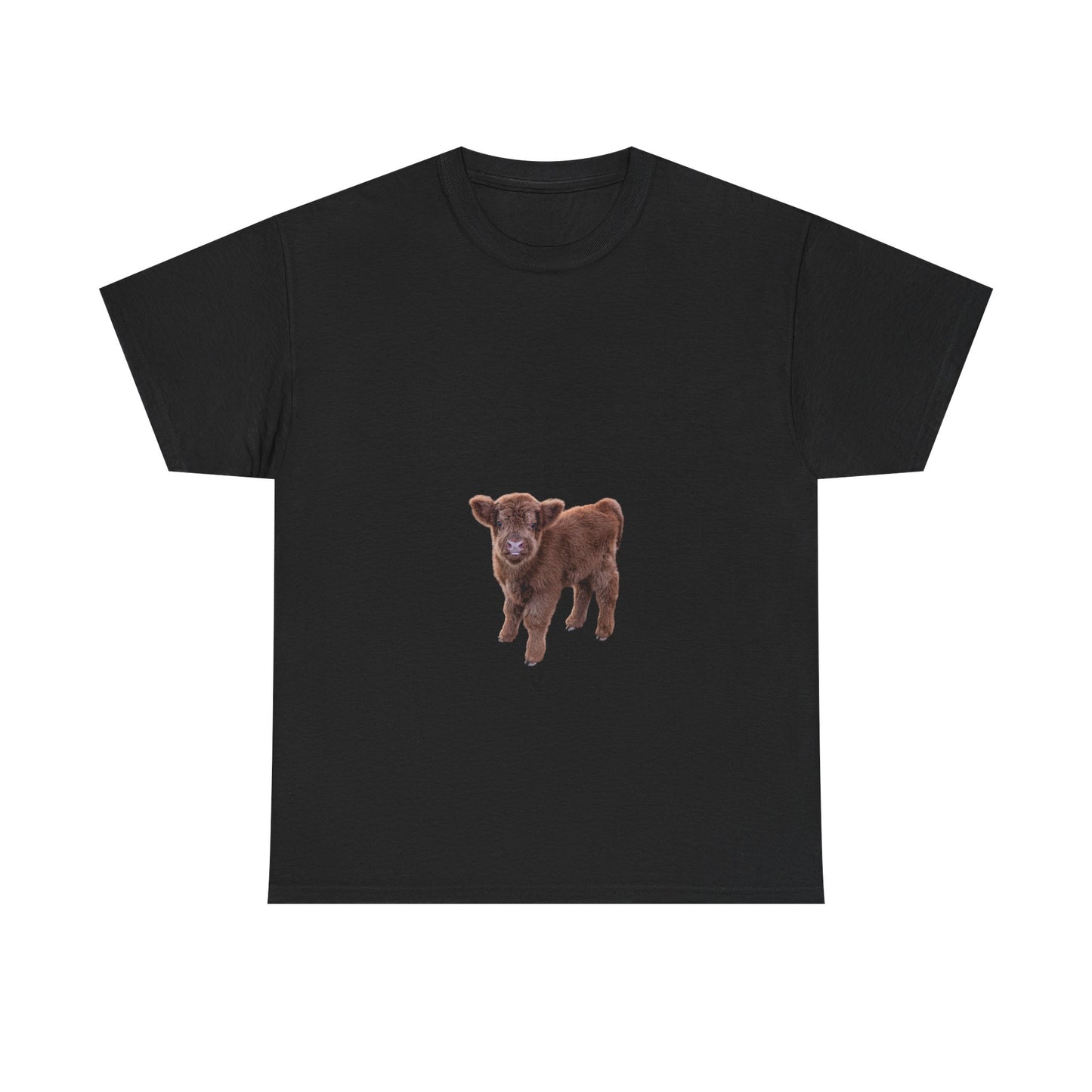 Highland Calf Tee Black