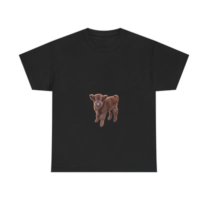 Highland Calf Tee Black
