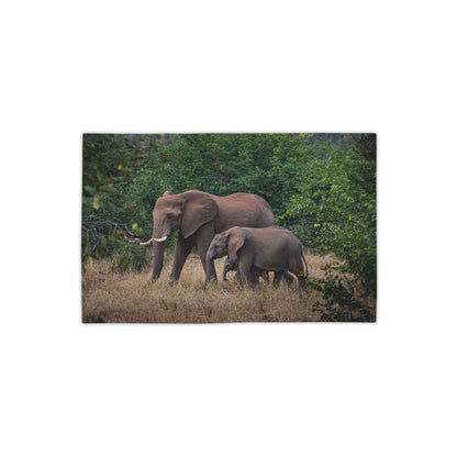 Beach Towels - Elephant family