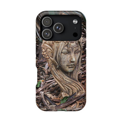 Magsafe® Compatible Tough Cases - Elven Lady Statue iPhone 17 Pro Matte