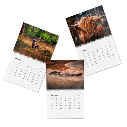 2026 Nature Wildlife Wall Calendar