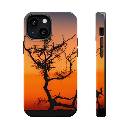 Magsafe® Compatible Tough Cases - Sunset Over The Kalahari iPhone 13 Mini Matte