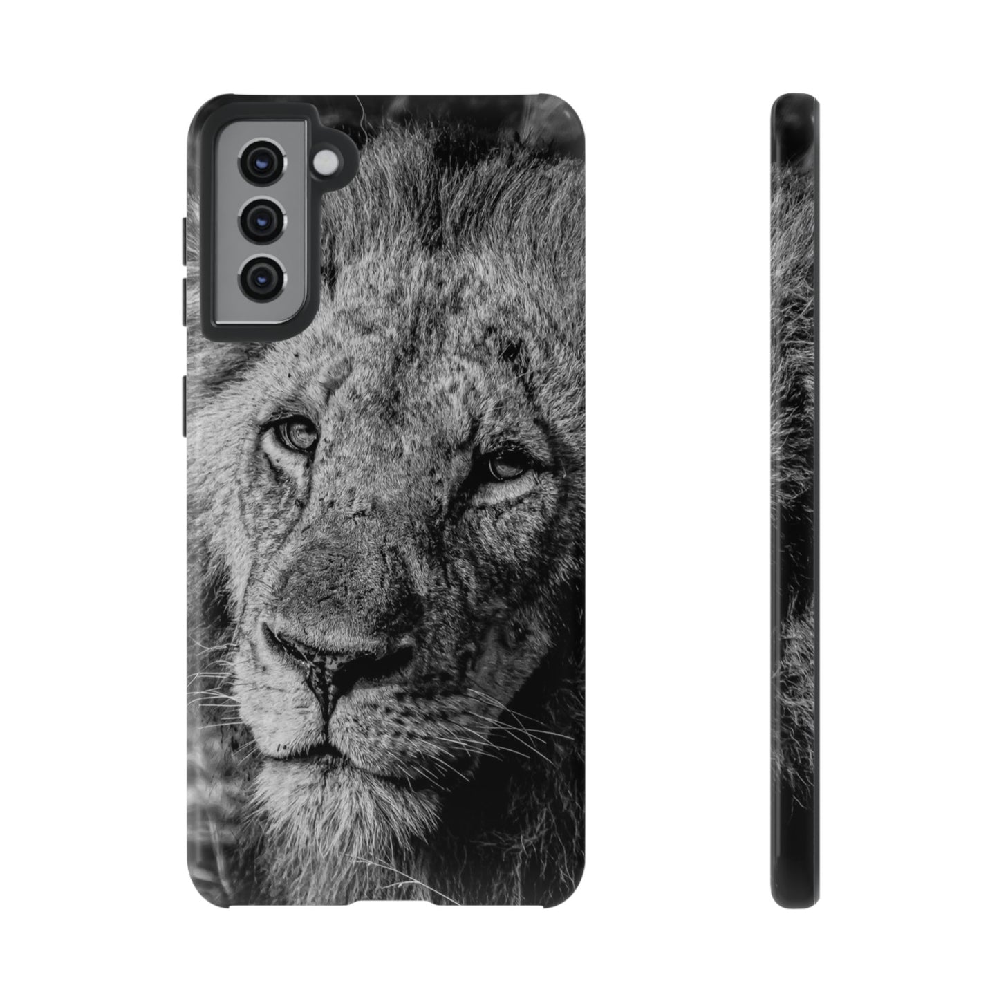 Tough Case - Old Lion B&W Samsung Galaxy S21 Plus Glossy