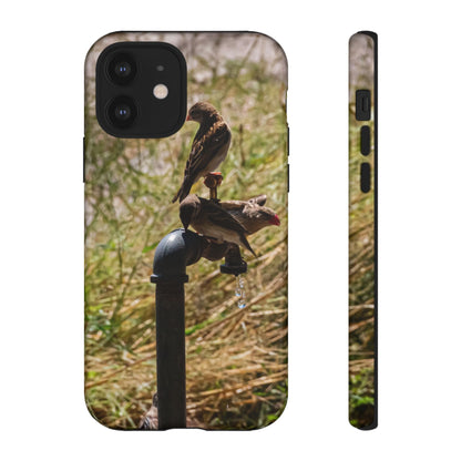 Tough Case - Birds at A Dripping Tap iPhone 12 Glossy