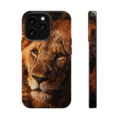 Magsafe® Compatible Tough Cases - Old Lion iPhone 13 Pro Glossy