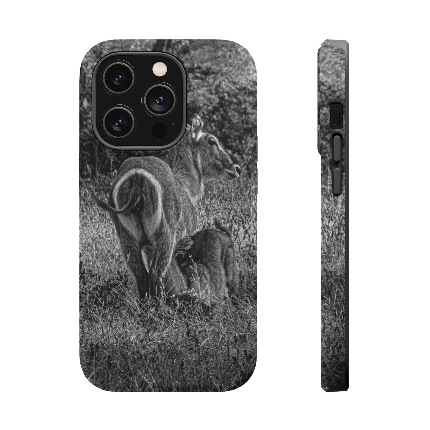 Waterbuck Baby Animal Phone Case - Magsafe B&W iPhone 14 Pro Matte