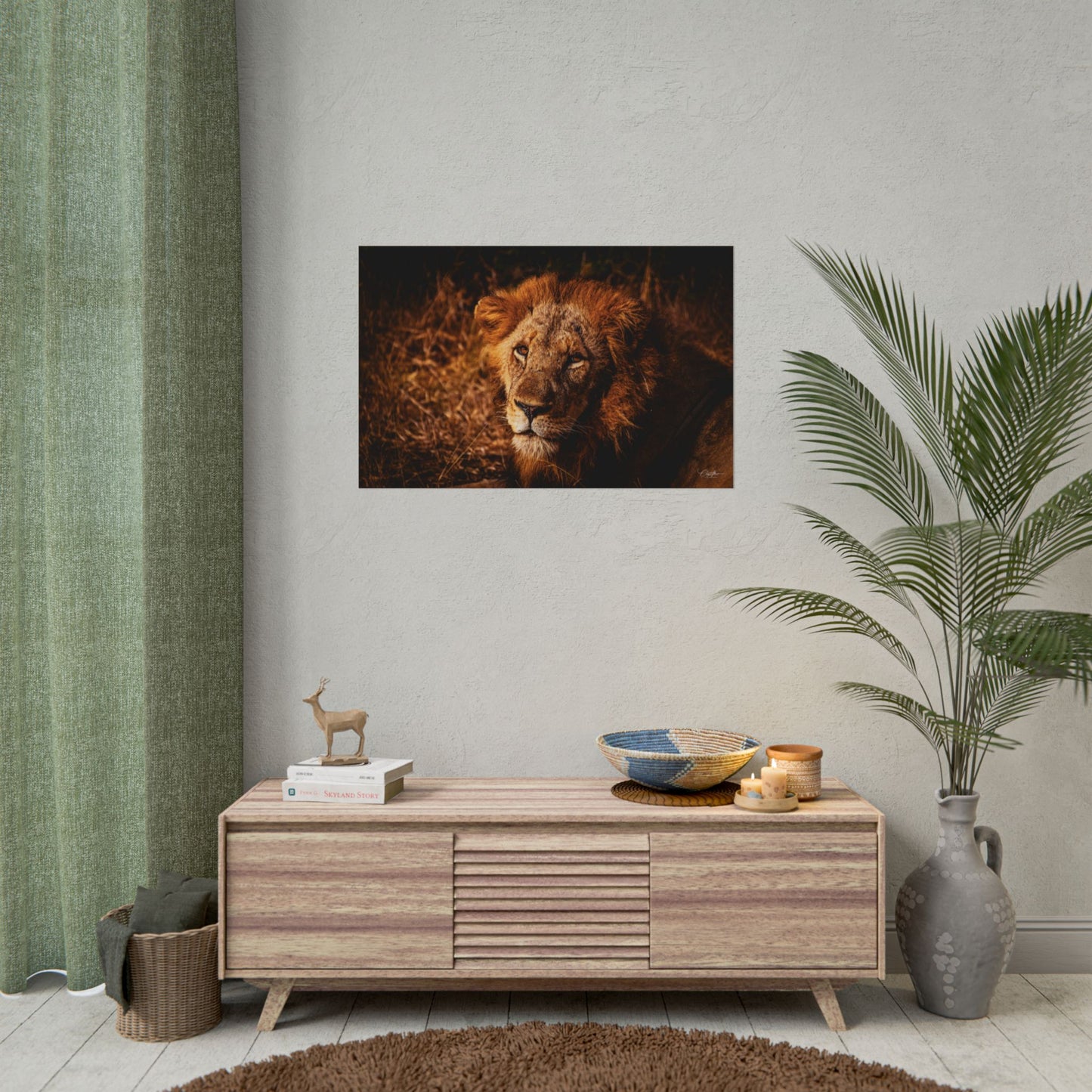 Rolled Posters - Old Lion 34" x 22" (Horizontal) Fine Art