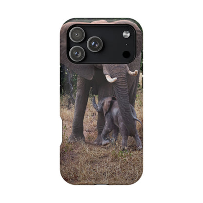 Baby Elephant Magsafe Phone Case iPhone 17 Pro Max Matte