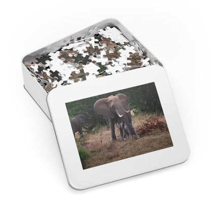 Jigsaw Puzzle (30, 110, 252, 500, 1000 Piece) - Elephant and Calf