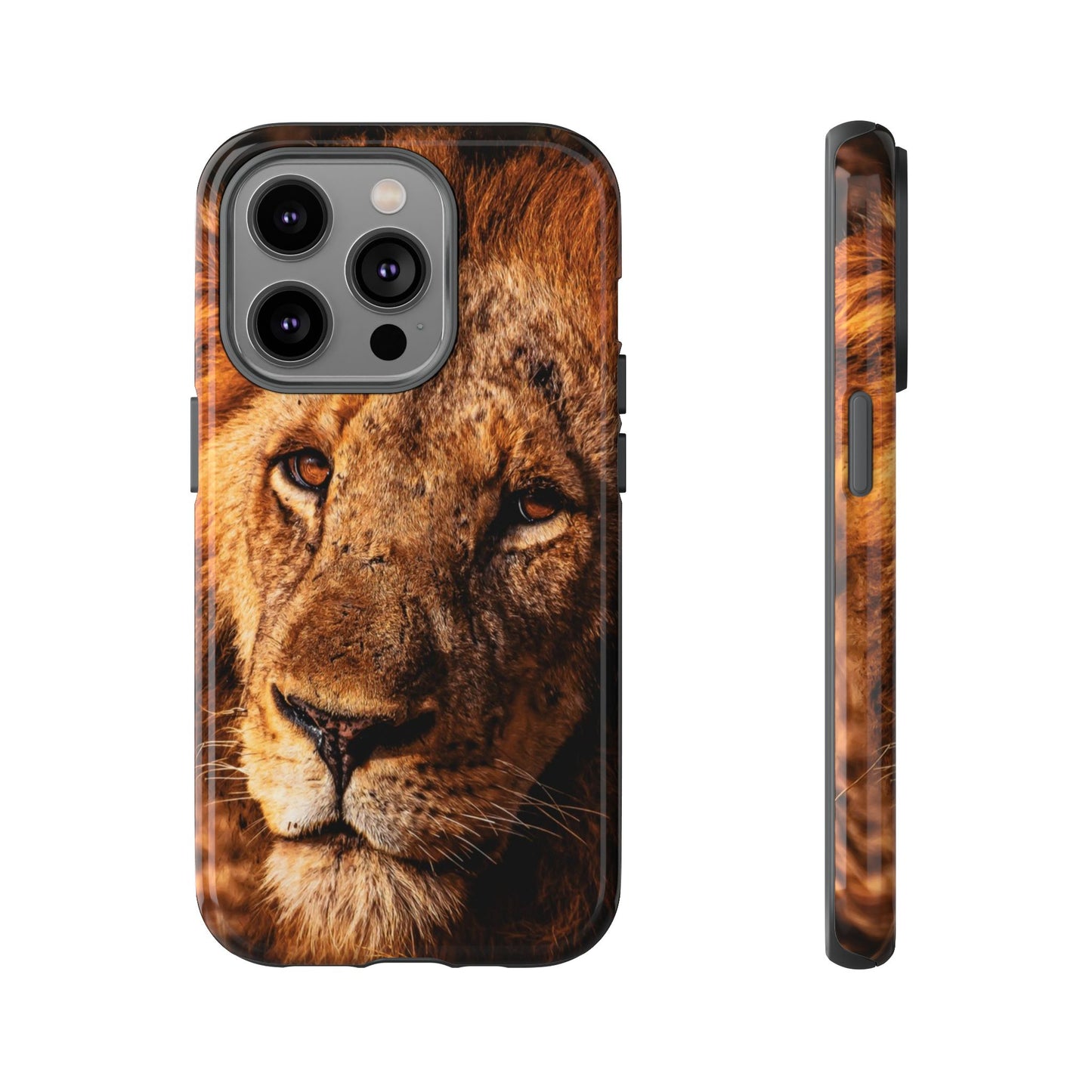 Tough Case - Old Lion iPhone 14 Pro Glossy