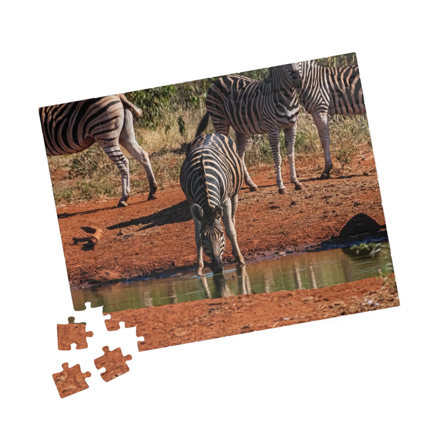 Puzzle (110, 252, 520, 1014-piece) - Zebra Drinking