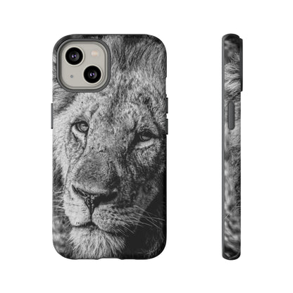 Tough Case - Old Lion B&W iPhone 14 Matte