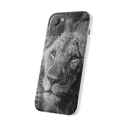 Flexible Lion Phone Cases B&W