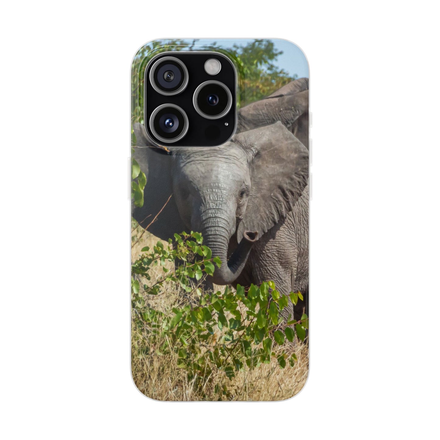 Flexi Cases - Young Elephant iPhone 15 Pro