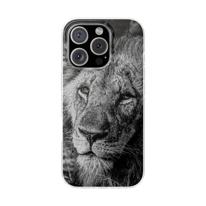 Flexi Cases - Old Lion B&W iPhone 16 Pro