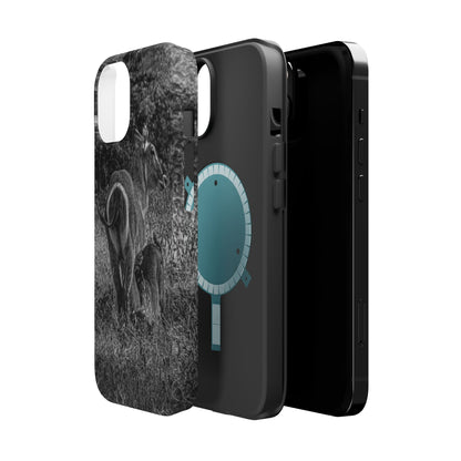 Waterbuck Baby Animal Phone Case - Magsafe B&W