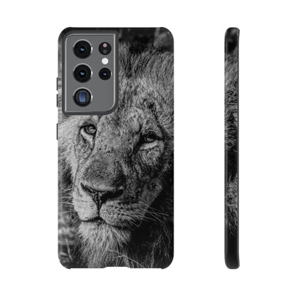 Tough Case - Old Lion B&W Samsung Galaxy S21 Ultra Glossy