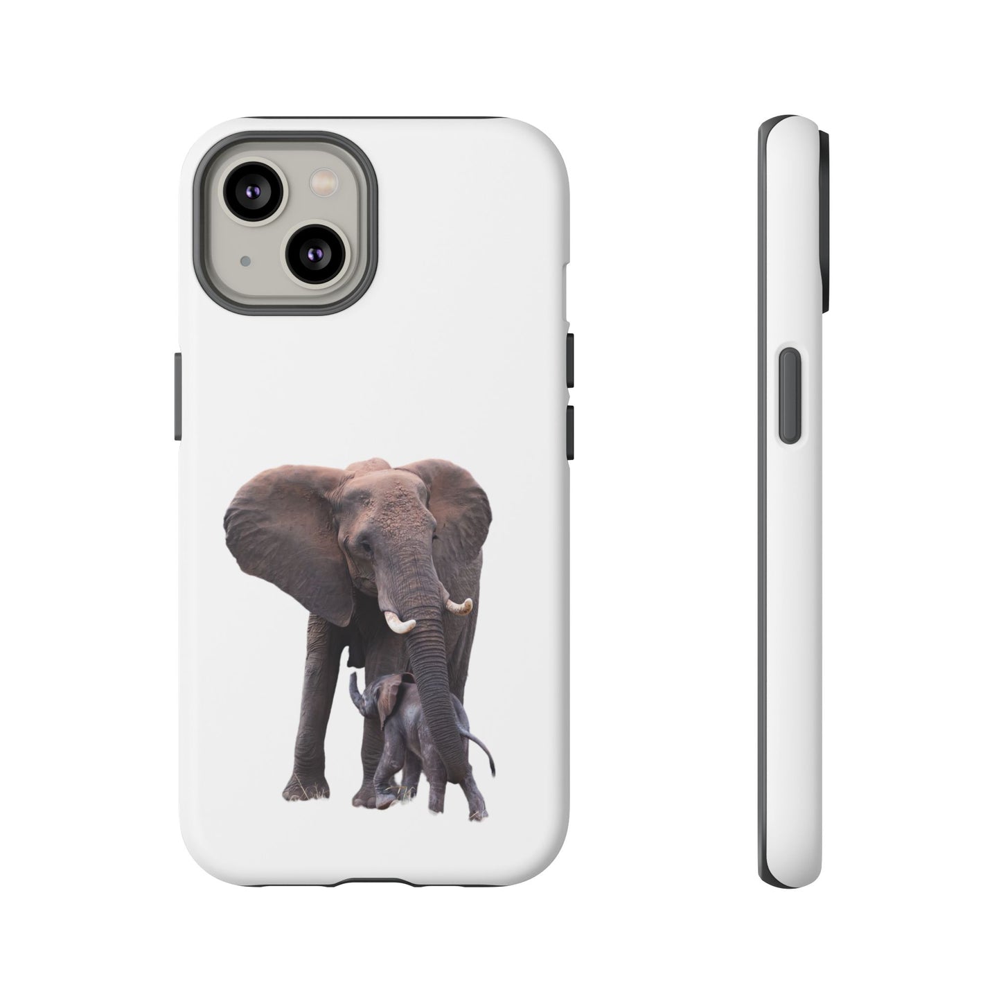 Baby Elephant Tough Case iPhone 14 Matte