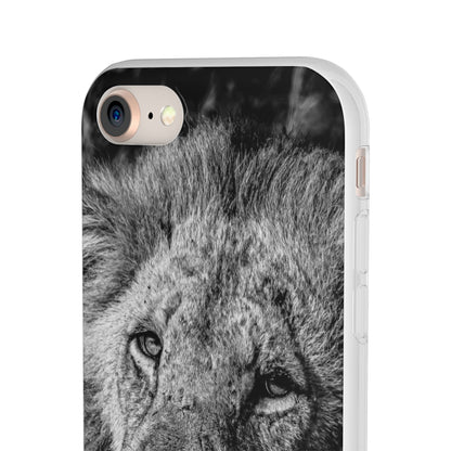 Flexible Lion Phone Cases B&W