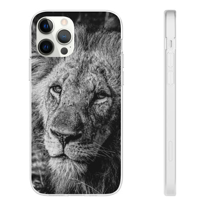 Flexible Lion Phone Cases B&W iPhone 12 Pro