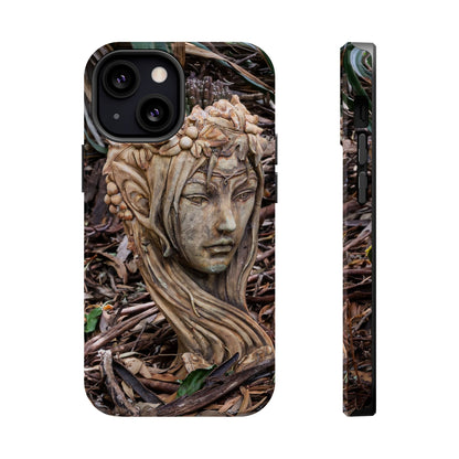 Magsafe® Compatible Tough Cases - Elven Lady Statue iPhone 13 Mini Glossy