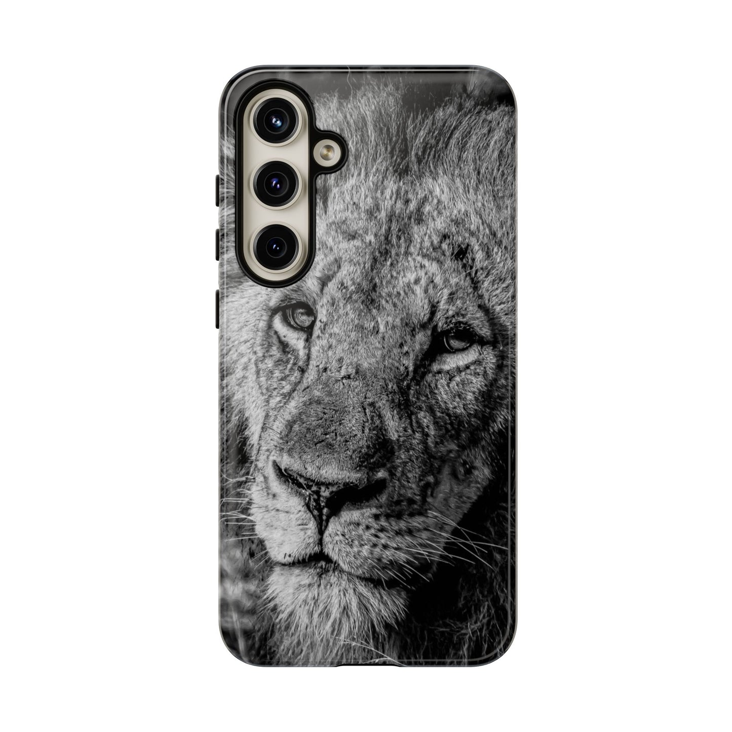 Tough Case - Old Lion B&W Samsung Galaxy S24 Plus Glossy