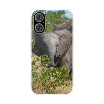 Flexi Cases - Young Elephant iPhone 16