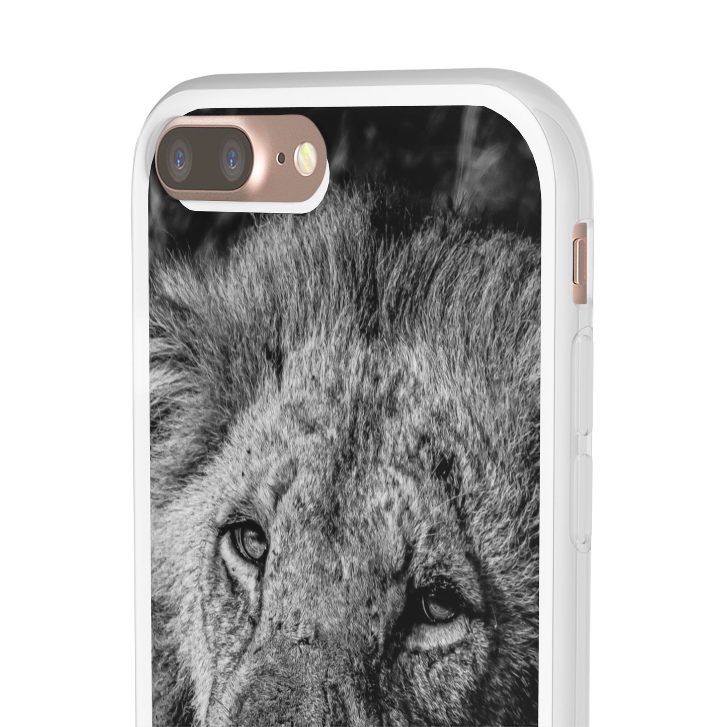 Flexible Lion Phone Cases B&W