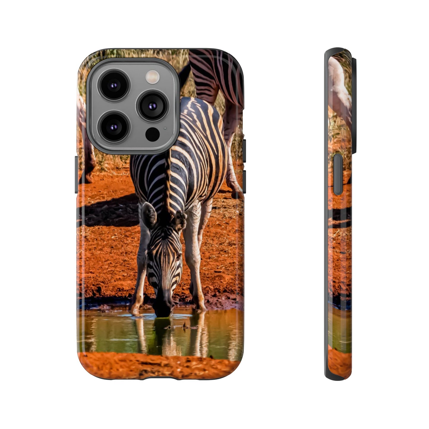 Zebra Phone Case iPhone 14 Pro Glossy