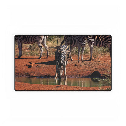 Desk Mats - Zebra at Waterhole