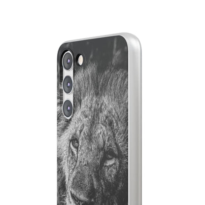 Flexible Lion Phone Cases B&W