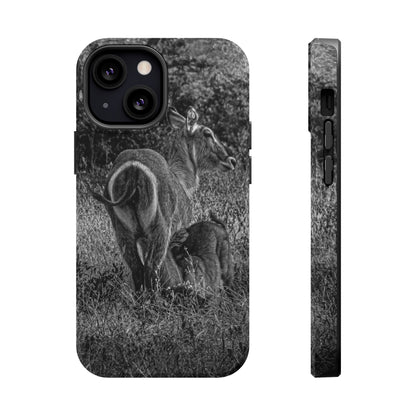 Waterbuck Baby Animal Phone Case - Magsafe B&W iPhone 13 Mini Matte