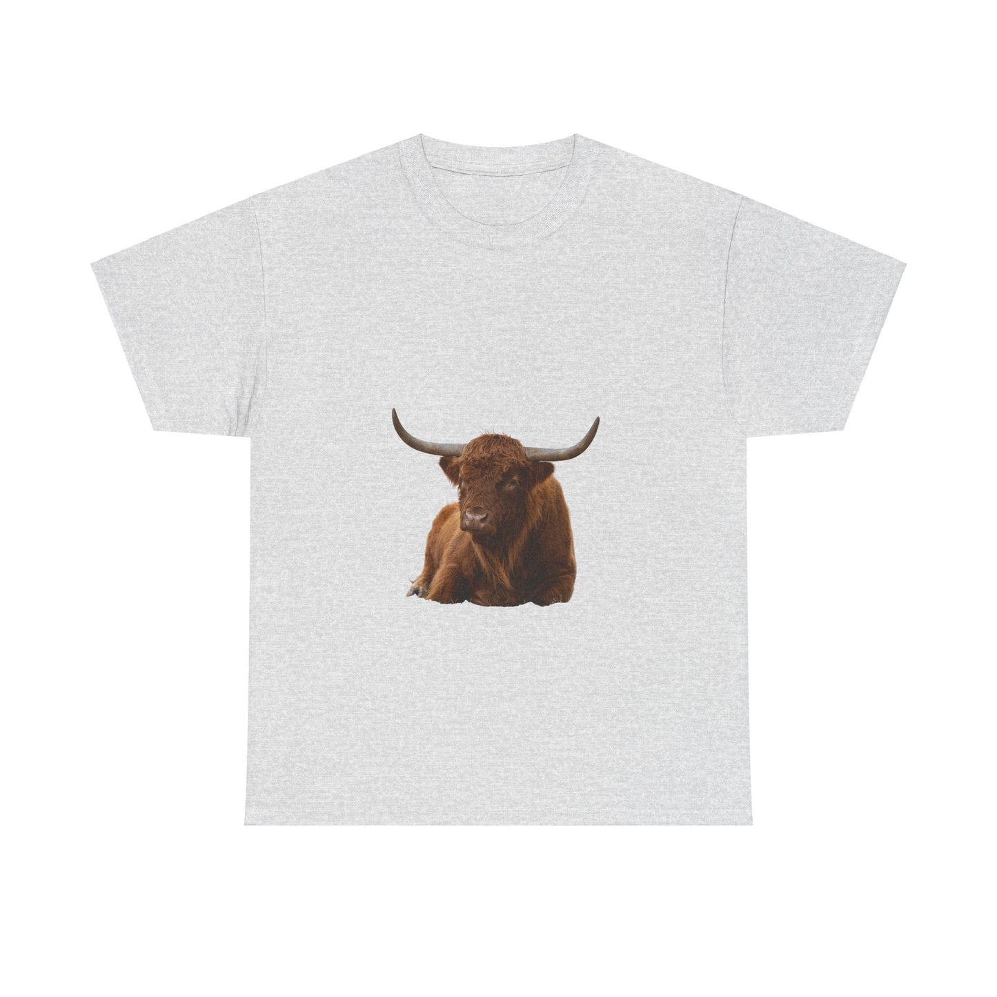 Highland Cattle Tee Ash