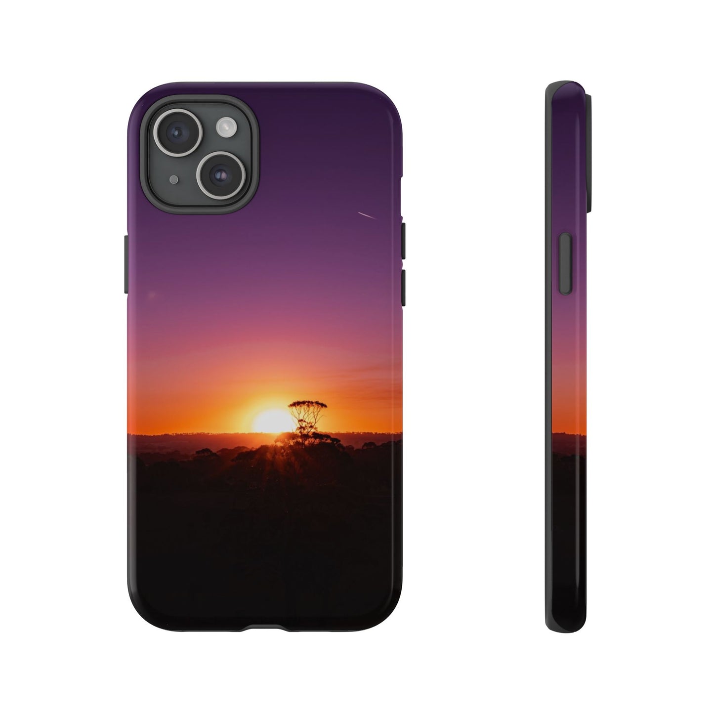 Tough Case - Purple Sunset iPhone 15 Plus Glossy