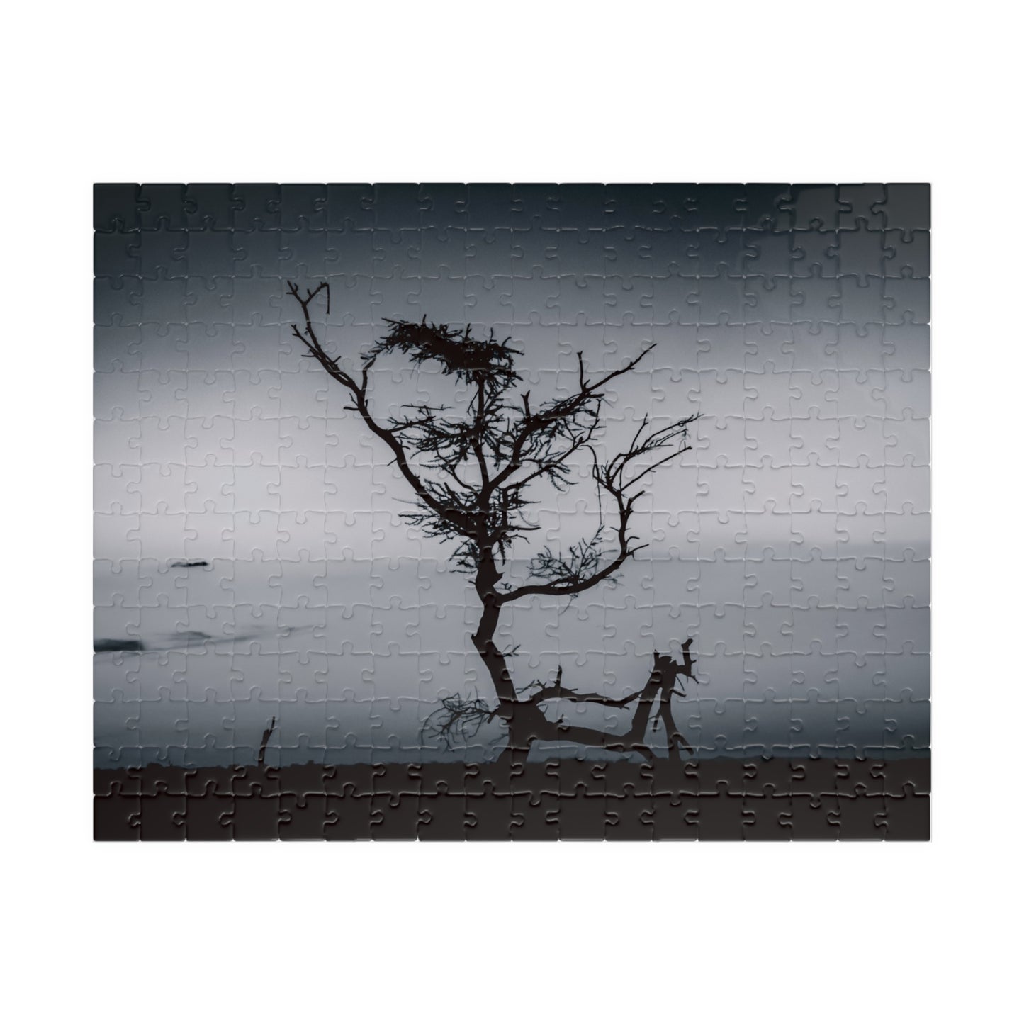 Kalahari Sunset Jigsaw Puzzle B&W 252 pcs (Horizontal)