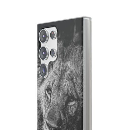Flexible Lion Phone Cases B&W