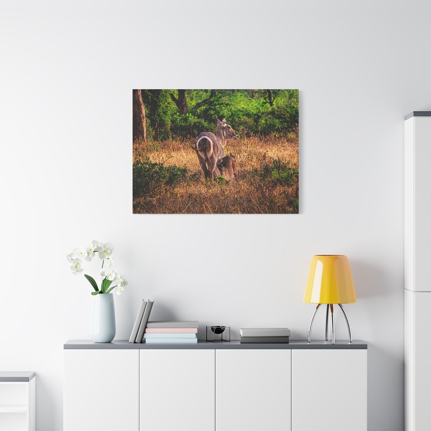 Waterbuck Nature Prints Matte Canvas