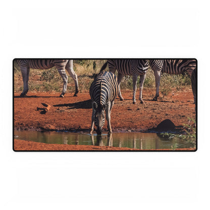 Desk Mats - Zebra at Waterhole