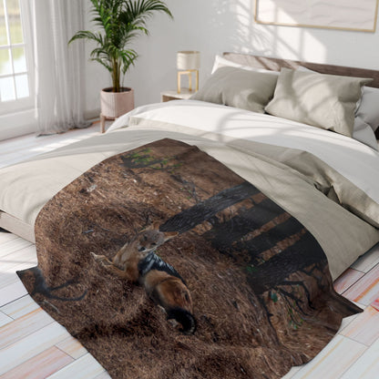 Arctic Fleece Blanket - Jackal